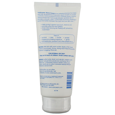Vanicream For Sensitive Skin Shave Cream, 6 oz