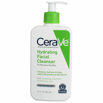 CeraVe Hydrating Hydrating Facial Cleanser, 12 fl oz