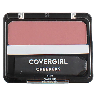CoverGirl Cheekers Face Blush, Peach Gilt 109, 0.12 oz