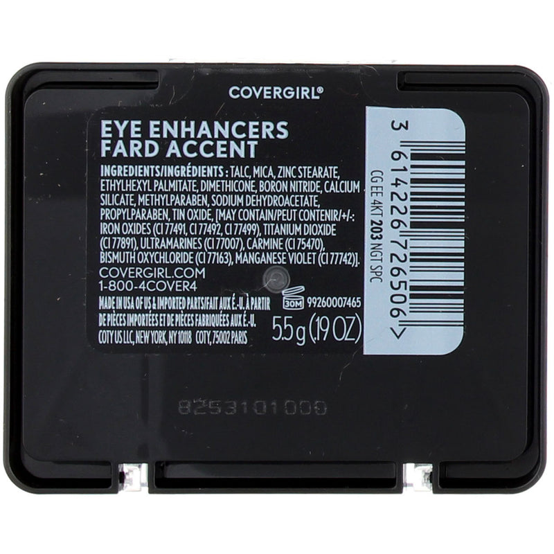CoverGirl Eye Enhancers 4-Kit Eyeshadow, Negative Space 203, 0.19 oz
