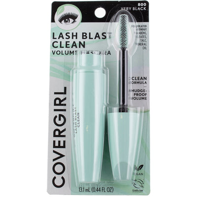 CoverGirl Lash Blast Clean Volume Mascara, Very Black 800, 0.44 fl oz