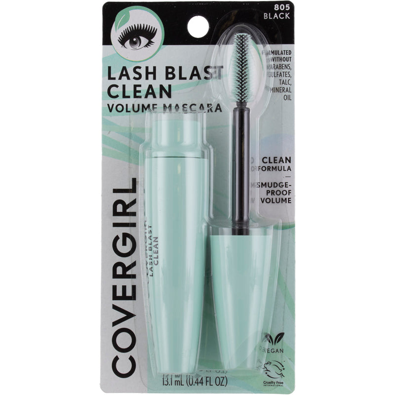 CoverGirl Lash Blast Clean Volume Mascara, Black 805, 0.44 fl oz