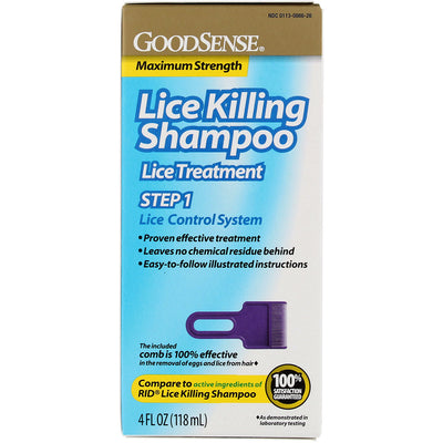 GoodSense Lice Killing Shampoo, 4 fl oz