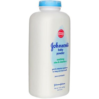 Johnson's Baby Powder, Soothing Aloe & Vitamin E, 15 oz