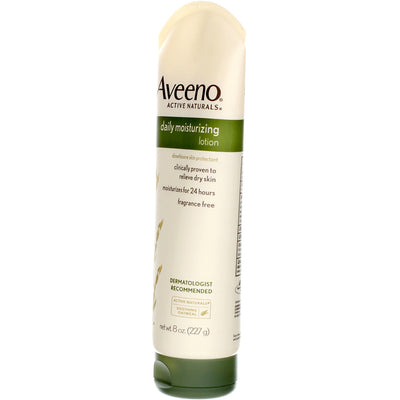 Aveeno Active Naturals Daily Moisturizing Lotion, Fragrance Free, 8 oz
