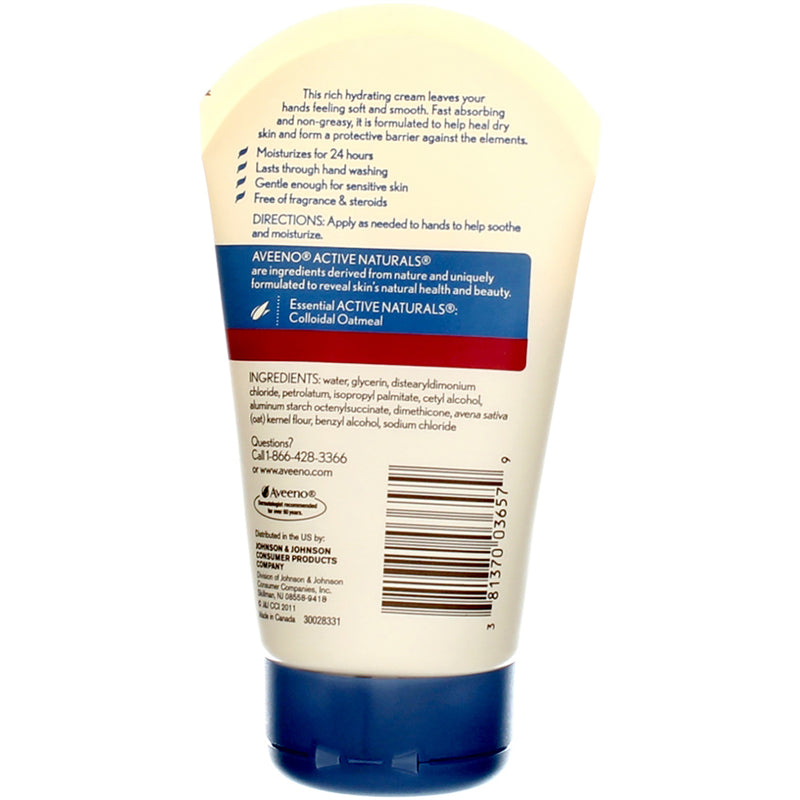 Aveeno Active Naturals Skin Relief Hand Cream, 3.5 oz