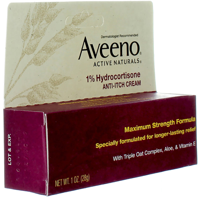 Aveeno Active Naturals Anti-Itch Cream, 1 oz