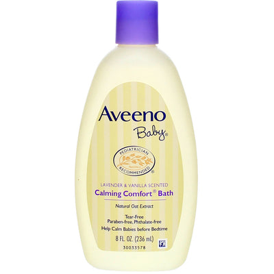 Aveeno Baby Calming Comfort Bath, Lavender & Vanilla, 8 fl oz