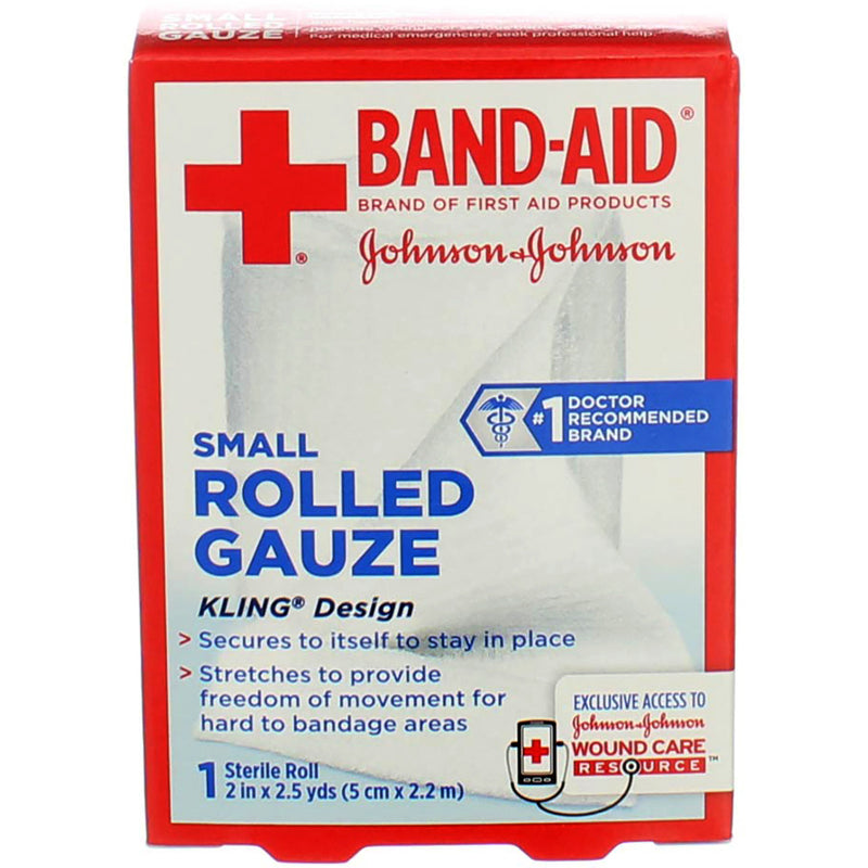 Band-Aid Rolled Gauze, Small