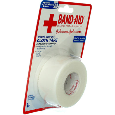 Band-Aid Secure Comfort Cloth Tape, 1 inch