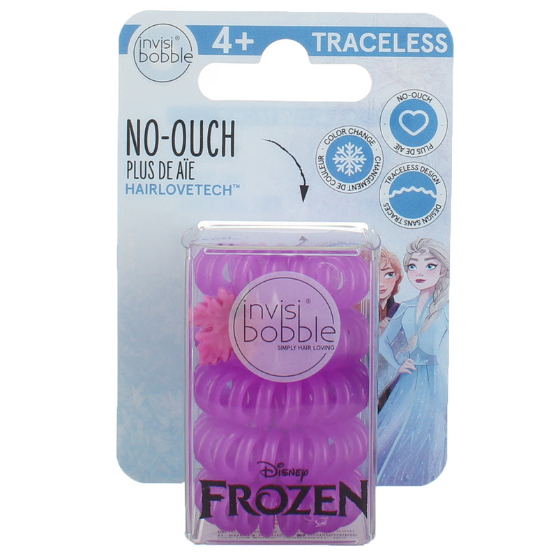 Invisibobble Disney Frozen HairLoveTech no-ouch Hair Rings, Anna, 5 Ct