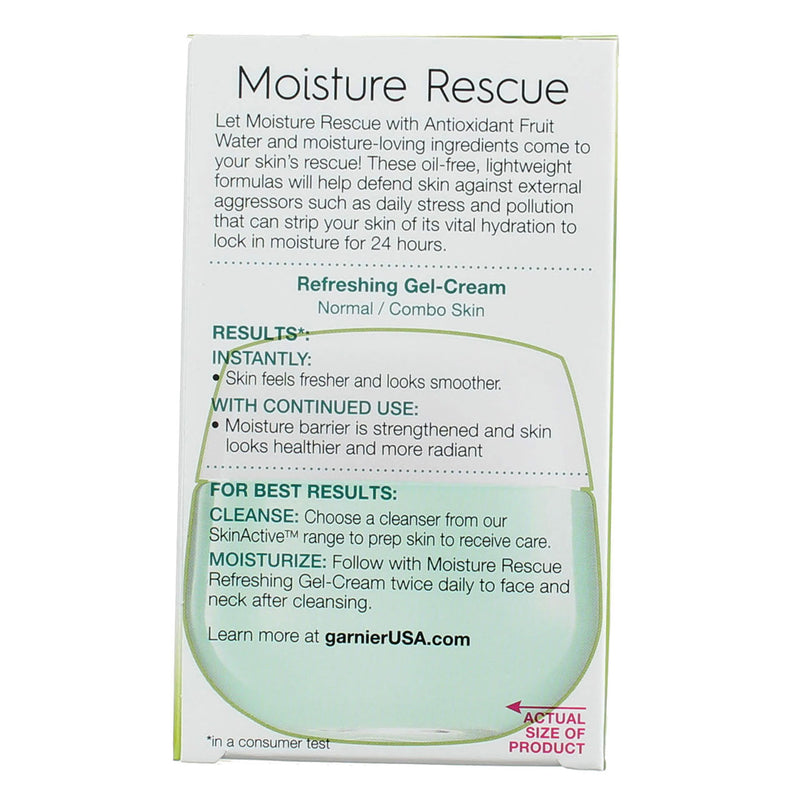 Garnier SkinActive Moisture Rescue Normal Skin, Gel-Cream, 1.7 oz