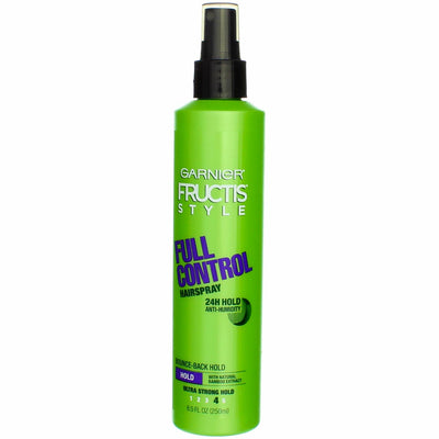 Garnier Fructis Style Full Control Anti-Humidity Hairspray, Non-Aerosol, 8.5 Fl Oz, 1 Count (Packaging May Vary)