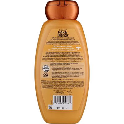 Garnier Whole Blends Repairing Shampoo, Honey Treasures, 12.5 fl oz