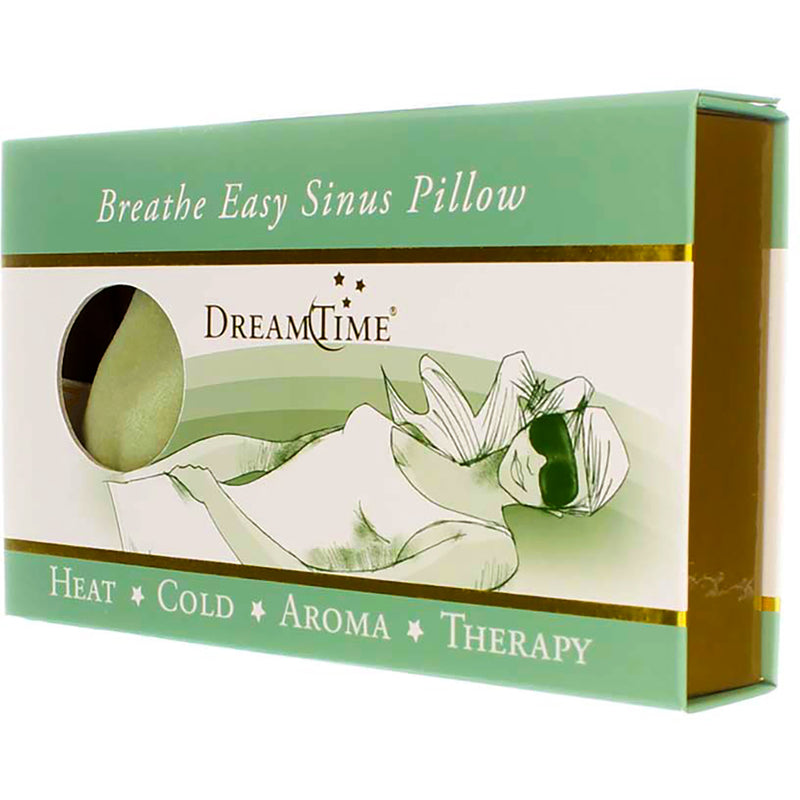 DreamTime Aromatherapy Breathe Easy Hot And Cold Sinus Pillow, Sage, Eucalyptus & Peppermint