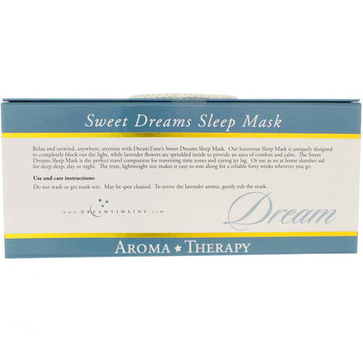 DreamTime Aromatherapy Sweet Dreams Sleep Mask, Sage