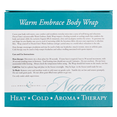 DreamTime Aromatherapy Warm Embrace Body Wrap, Larkspur Blue