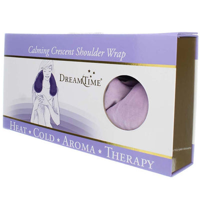 DreamTime Aromatherapy Calming Crescent Hot And Cold Shoulder Wrap, Lavender
