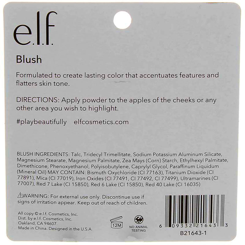 e.l.f. Blush, Blushing 21643, 0.18 oz