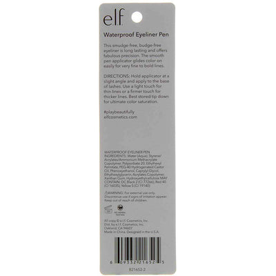 e.l.f. Waterproof Eyeliner Pen, Coffee 21652, 0.05 oz