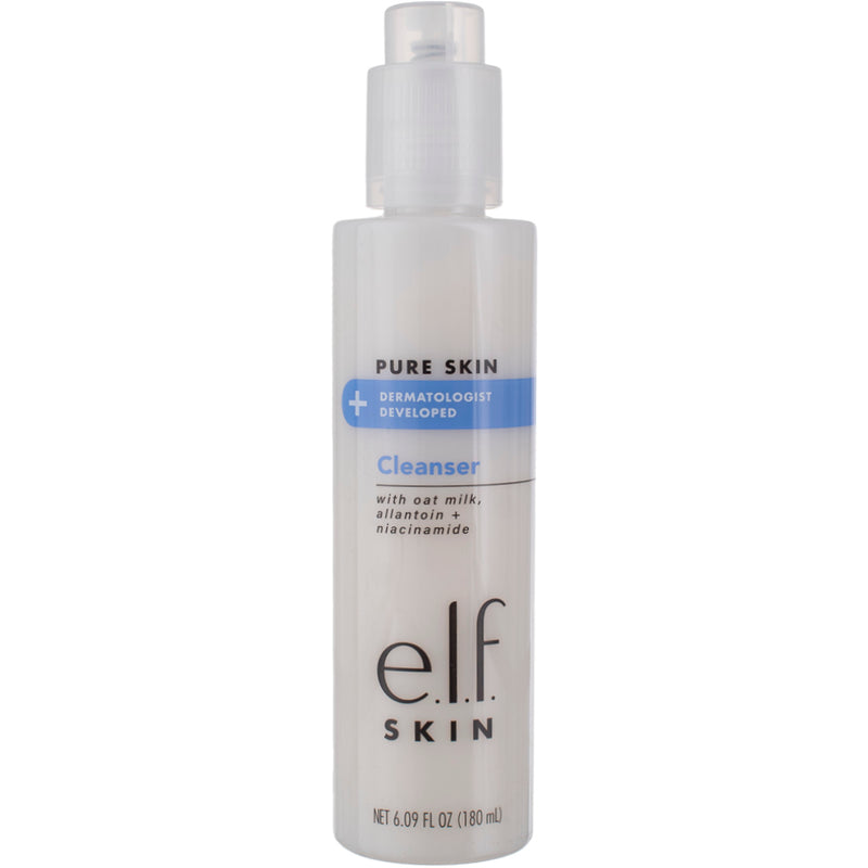 e.l.f. Pure Skin + Dermatologist Developed Cleanser, 6.09 fl oz