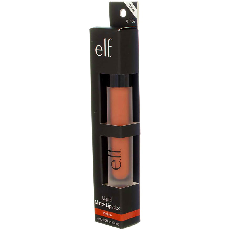 e.l.f. Liquid Matte Lipstick, Praline 81166, 0.1 fl oz
