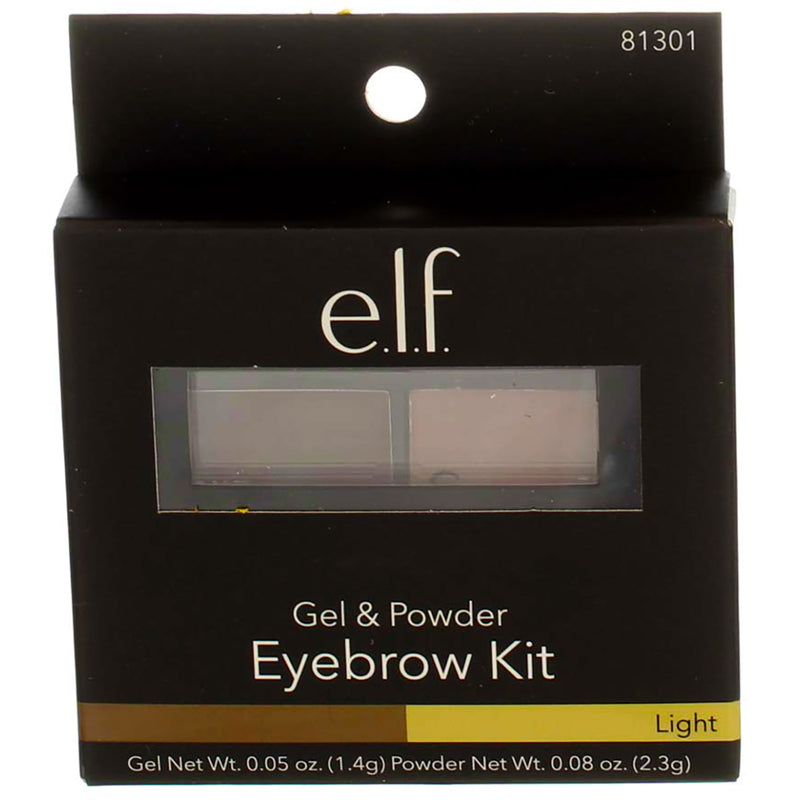 e.l.f. Gel & Powder Eyebrow Kit, Light 81301, 0.05 oz