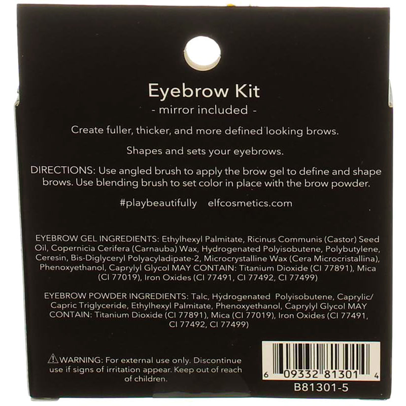 e.l.f. Gel & Powder Eyebrow Kit, Light 81301, 0.05 oz