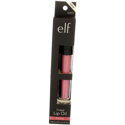 e.l.f. Tinted Lip Oil, Pink Kiss 82431, 0.1 fl oz