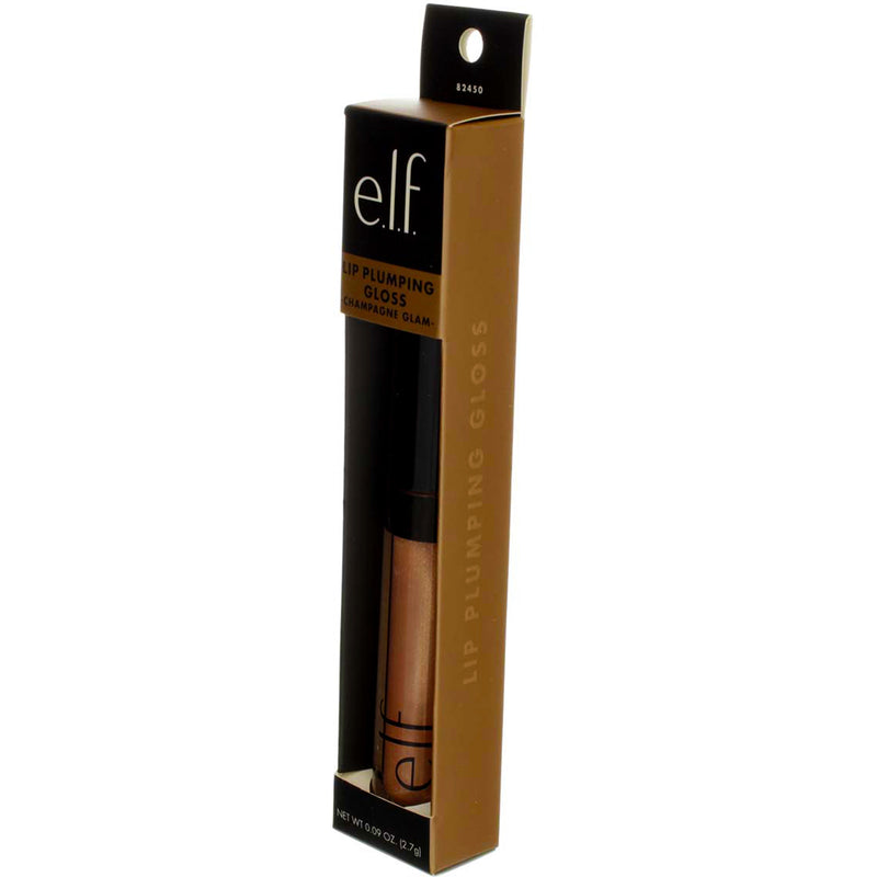 e.l.f. Lip Plumping Gloss, Champagne 82450, 0.09 oz