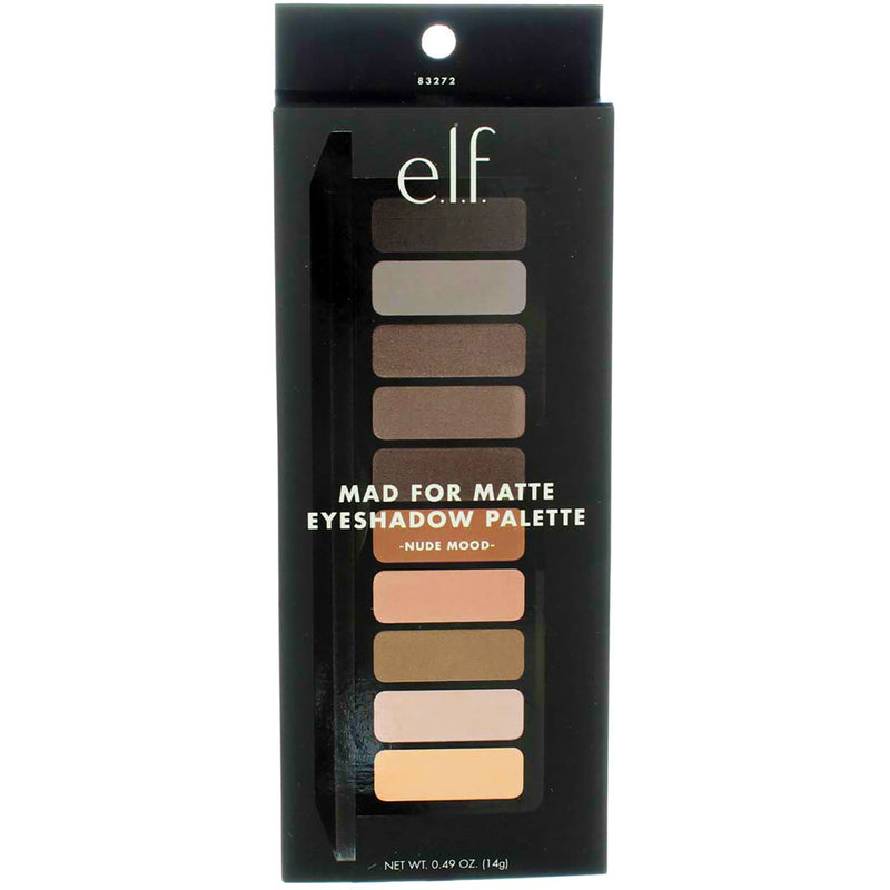 e.l.f. Mad For Matte Eyeshadow Palette, Nude Mood 83272, 0.49 oz