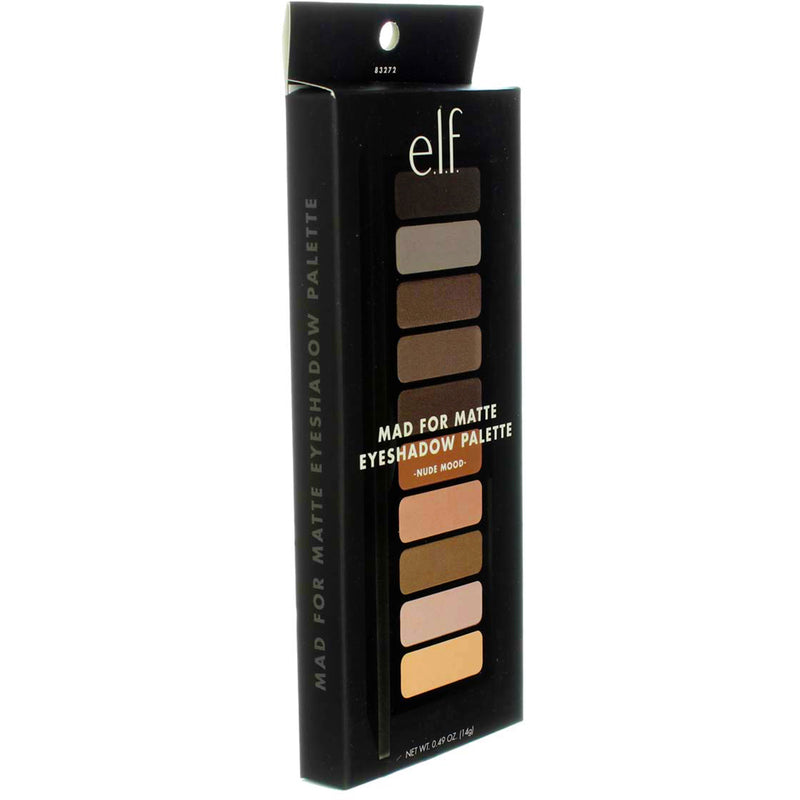 e.l.f. Mad For Matte Eyeshadow Palette, Nude Mood 83272, 0.49 oz