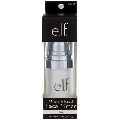 e.l.f. Mineral Infused Face Primer, Clear, 83401, 0.47 fl oz