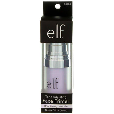 e.l.f. Tone Adjusting Face Primer, Brightening Lavender, 83403, 0.47 fl oz