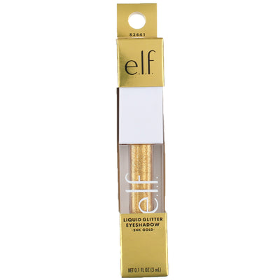 e.l.f. Liquid Glitter Eyeshadow, 24K Gold, 0.1 fl oz