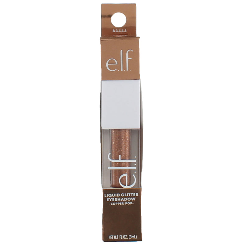 e.l.f. Liquid Glitter Eyeshadow, Copper Pop, 0.1 fl oz