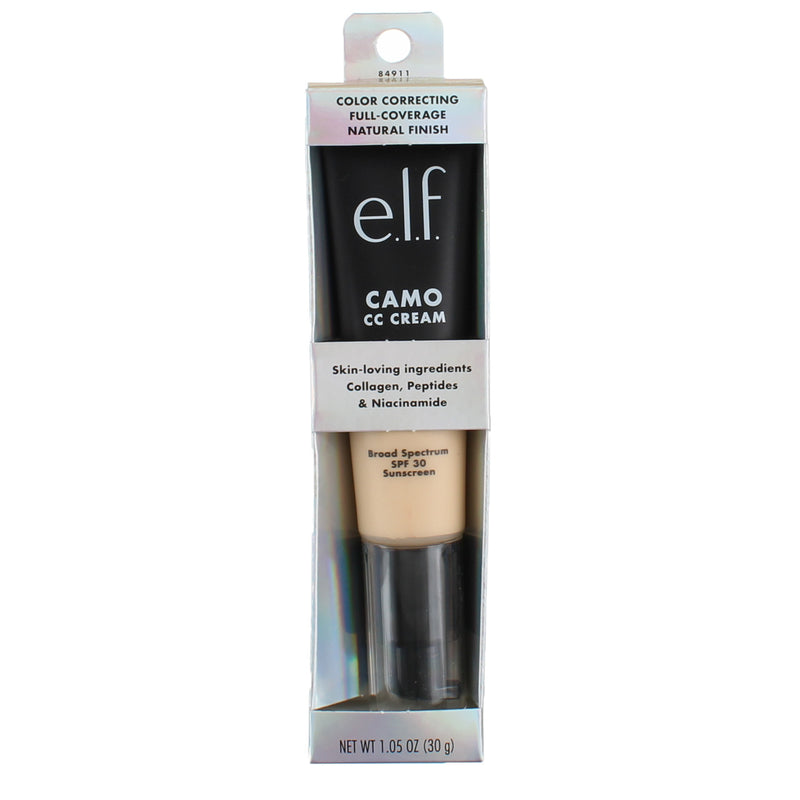 e.l.f. Camo CC Cream Sunscreen, Fair 140 W, SPF 30, 1.05 oz