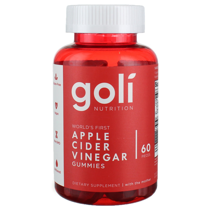 Goli Nutrition Apple Cider Vinegar Gummies Dietary Supplement, 60 Ct