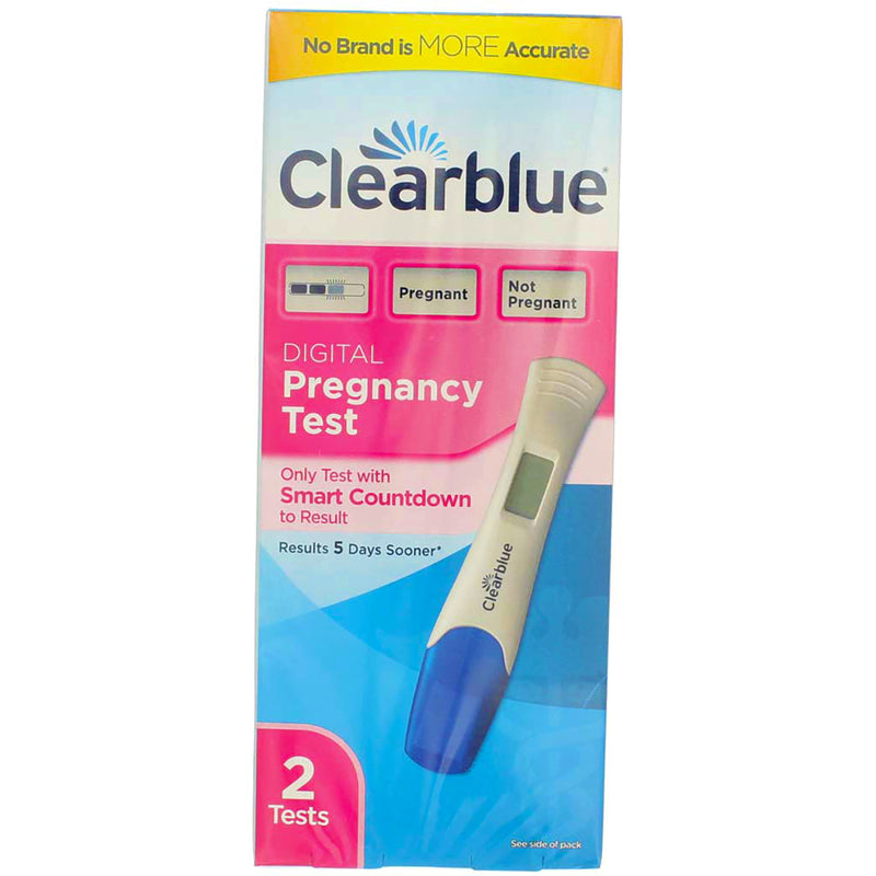 Clearblue Digital Pregnancy Test, 2 Ct