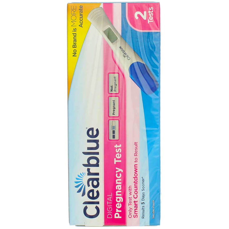 Clearblue Digital Pregnancy Test, 2 Ct