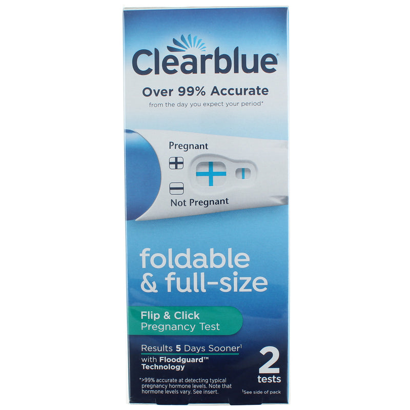 Clearblue Flip and Click Pregnancy Test, 2 Count 