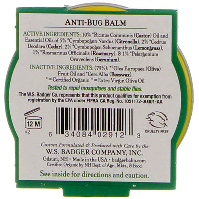Badger Anti-Bug Balm Tin, 0.75 oz