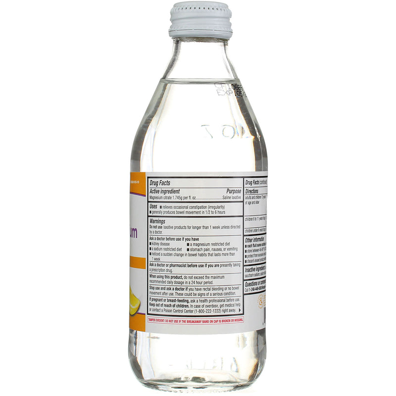 Quality Choice Magnesium Citrate Liquid, Lemon, 10 fl oz