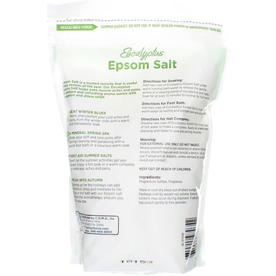 Quality Choice Epsom Salt, Eucalyptus, 3 lbs