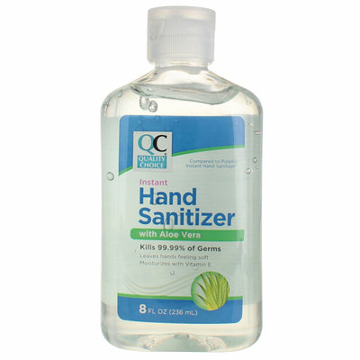 Quality Choice Instant with Aloe Vera Hand Sanitizer, 8 fl oz