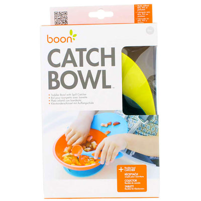 Boon Catch Toddler Bowl, Teal/Yellow