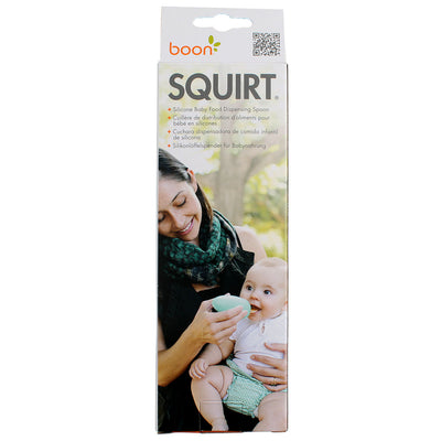 Boon Squirt Baby Food Dispensing Spoon, Mint, 3 oz
