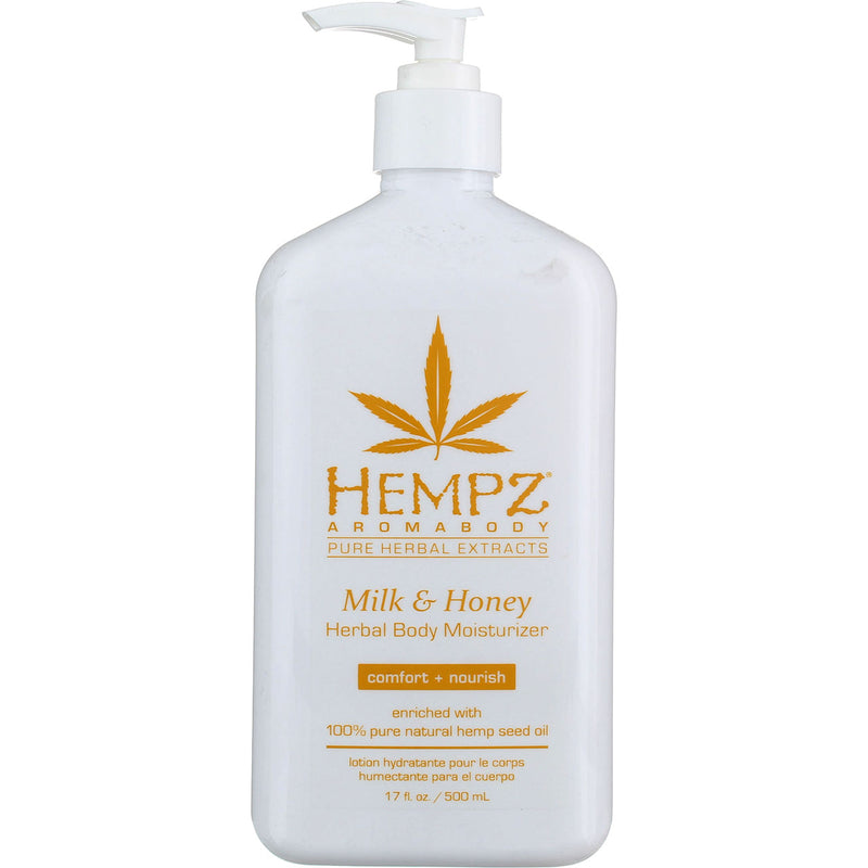 Hempz Aromabody Herbal Body Moisturizer, Milk & Honey, 17 fl oz