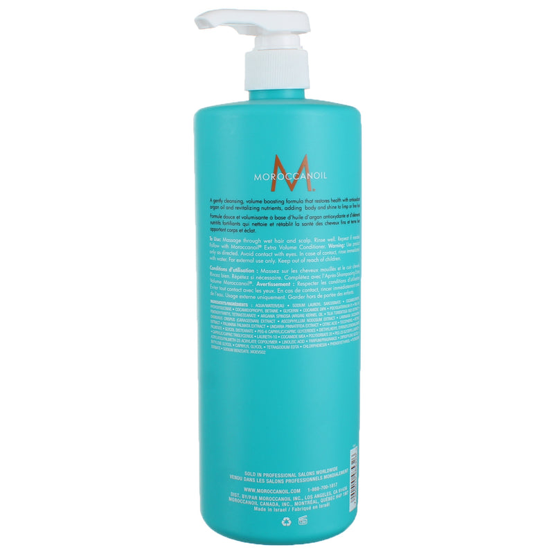 Moroccan Oil Extra Volume Shampoo 33.8oz, Professional Quality