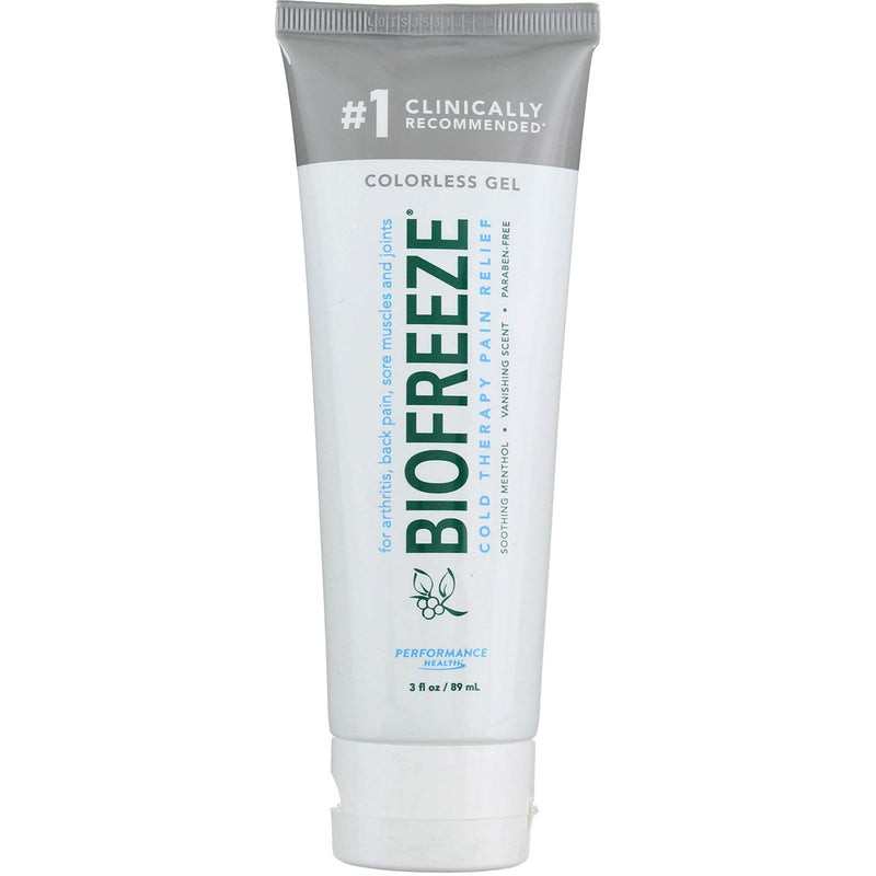 BioFreeze Menthol Pain Relief Colorless Gel, 3 fl oz